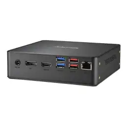 Shuttle XPC nano - Barebone - mini PC 1 x Celeron 7305 - jusqu'à 4.4 GHz - RAM 4 Go - UHD Graphics 62... (NC4010XA)_5